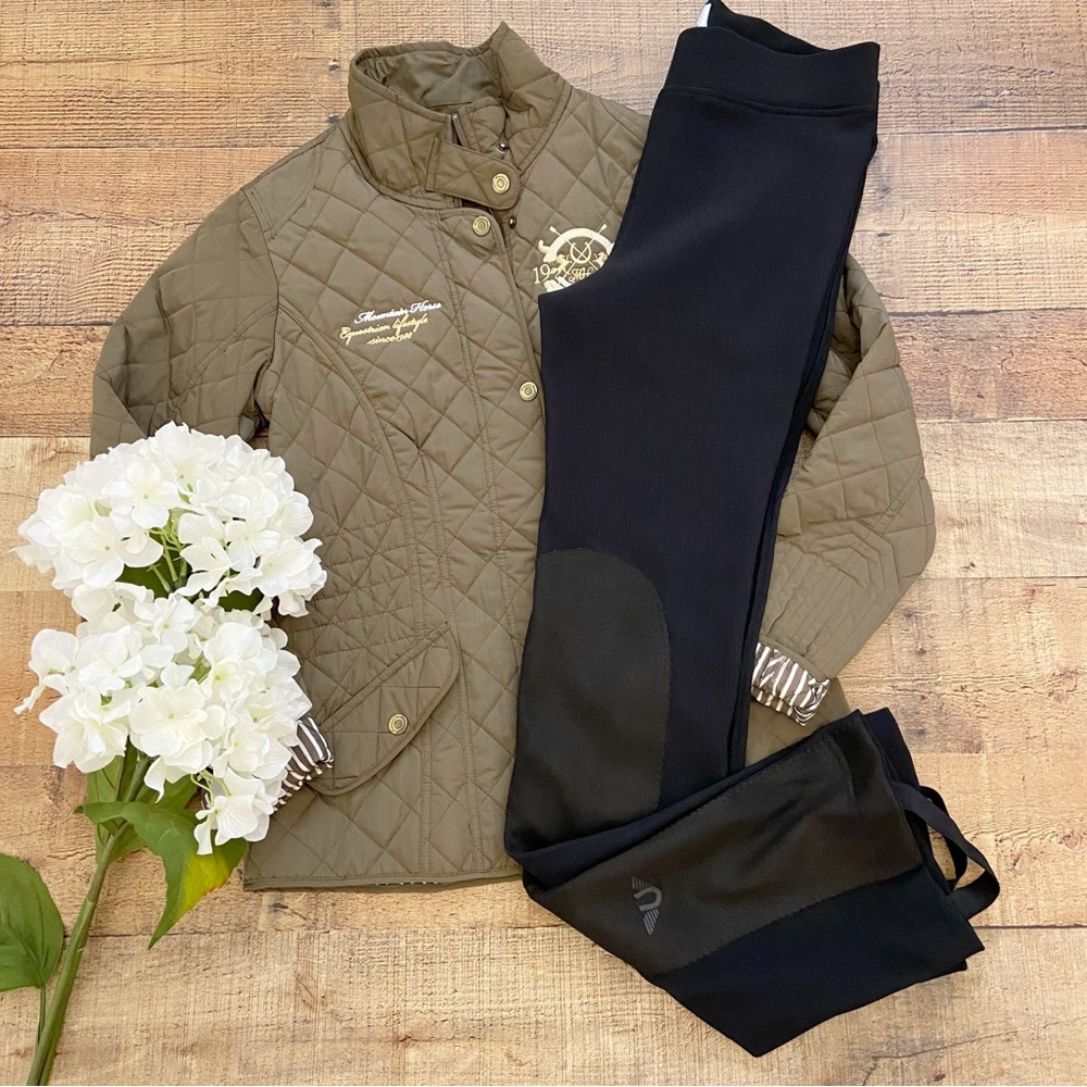 Tuffrider Ribbed Boot Cut Tights, Equestrian Ridi… - image 2